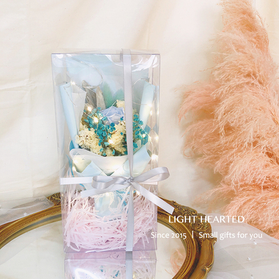 進口奥斯汀藍玫瑰干花束